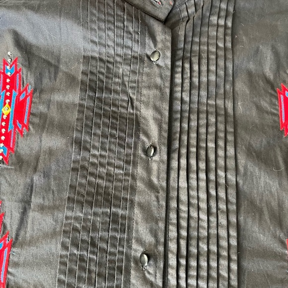 Wrangler‎ Black Button Down Shirt - Picture 6 of 10